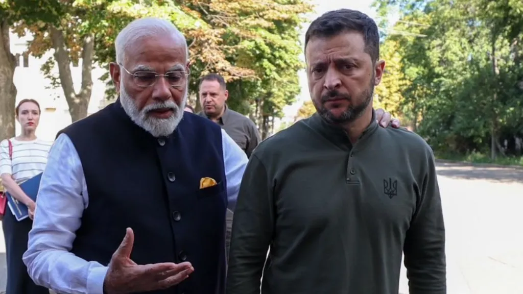  प्रधानमन्त्री मोदीको मस्कोपछि कीभको कुटनितिक भ्रमण 